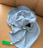 Kocotreekk樹(shù)兒童防曬帽男女童帽子防紫外線(xiàn)大披肩帽雙面可戴 日光藍 M 曬單實(shí)拍圖