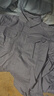 浩贏(yíng)夏季純棉工作服男套裝薄款電焊工服防燙耐臟工地勞保服單上衣定制 灰色（套裝） XL (175) 130-145斤 曬單實(shí)拍圖