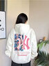 WYKZ品牌聯(lián)名衛衣女寬松連帽2025新品潮牌情侶上衣服春秋長(cháng)袖T恤男女 024款白色 L (115-130斤) 曬單實(shí)拍圖