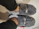 潔麗雅男士包跟棉拖鞋男秋冬季室內(nèi)居家保暖家居加厚全包毛毛棉鞋女冬天 灰色【收藏加購優(yōu)先發(fā)貨】 44-45 (適合43-44碼) 曬單實拍圖