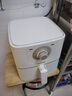 霍尼韋爾（Honeywell）美國霍尼韋爾空氣炸鍋金屬內腔聚能不用翻面烤箱全自動(dòng)黑旋風(fēng)智能低脂一體雙炸籃5.5L大容量 FO-S5MW空氣炸鍋5.5L星月白 5.5L 曬單實(shí)拍圖