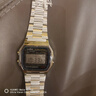 卡西歐（CASIO）男表小金表小方塊情侶運(yùn)動(dòng)學(xué)生男女電子表 送禮物A158WA-1D 曬單實(shí)拍圖