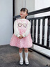 G.DUCKKIDS小黃鴨童裝公主裙女童連衣裙秋裝2025新款洋氣蓬蓬裙兒童裙子套裝 粉色 110 建議4~5歲【100-110cm】cm 曬單實(shí)拍圖
