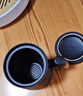 京東京造茶杯便攜式黑陶茶泡茶壺茶杯功夫茶具辦公杯隨身茶壺容量400ml 曬單實(shí)拍圖