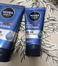 妮維雅（NIVEA）男士洗面奶潔面乳清潔清爽男士護膚品不緊繃男士潔面 水活暢透潔面泥100g（雙支裝） 曬單實拍圖