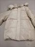 VEOX羽絨棉服女2025新款冬季短款洋氣棉襖寬松ins面包服加厚學(xué)生棉衣 米白色 配白色毛領(lǐng) M 88--103斤 曬單實(shí)拍圖