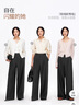 VEROMODA【知識分子】休閑褲2025秋季新款純色西裝闊腿褲秋季女褲子 曬單實(shí)拍圖