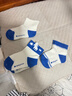 babycare嬰兒襪子秋季棉襪新生兒地板襪寶寶兒童襪 莫利亞夜悠藍 L  曬單實(shí)拍圖