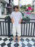 卡賓板鞋男鞋秋季透氣2025新款低幫小白鞋男士休閑鞋百搭潮流鞋子男 5510白色02 41 曬單實(shí)拍圖