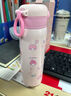 名創(chuàng)優(yōu)品（MINISO）三麗鷗系列316魔法彈蓋保溫杯500mL 黃色 曬單實(shí)拍圖