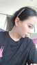 BARY REEF發(fā)梳插梳發(fā)夾女2025新款高端前額劉海夾碎發(fā)整理水鉆側 黑色四葉草花朵梳子 曬單實(shí)拍圖