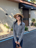 Teenie Weenie小熊女裝毛針織衫2025秋季新款簡約時(shí)尚波點(diǎn)V領(lǐng)開衫 中灰色 S 曬單實(shí)拍圖
