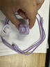 倍思小酷 蘋果充電器氮化鎵pd20W套裝iphone14快充線充電頭適用13/12ProMax手機(jī)Type-C插頭iPad 紫色 曬單實(shí)拍圖