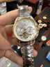 勞力士王子瑞士新款手表陀飛輪機械表鏤空夜光防水名牌進(jìn)口時(shí)尚商務(wù)專(zhuān)用男表 R3238-間金白面鋼帶款 42mm 曬單實(shí)拍圖