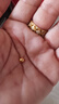 金小貅黃金轉(zhuǎn)運珠足金999小金珠重版加厚散珠光面金珠黃金古法珠手串DIY 0.2g,4mm光珠珠重版1顆 曬單實拍圖