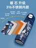 迪士尼水杯316不銹鋼保溫杯保冷杯520ML杯子雙飲兒童水杯 6653蜘蛛俠 曬單實拍圖