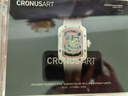 CRONUSART克洛斯水晶機械女表酒桶型全自動鏤空輕奢小眾腕表生日禮物送女友 藍金砂 31.5mm 曬單實拍圖
