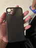 奶小鴨（NEYAA）適用蘋果15手機(jī)殼 iphone15保護(hù)套鏡頭全包超薄磨砂半透明防摔硅膠軟殼男女款 深空黑 曬單實(shí)拍圖