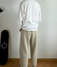 JEEP SPIRIT吉普男褲休閑褲2025新款春秋款寬松透氣褲子男款運動(dòng)時(shí)尚男士衛褲 曬單實(shí)拍圖