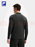 FILA 斐樂官方男子針織長袖上衣2025冬季健身運(yùn)動(dòng)加絨基礎(chǔ)長T 曬單實(shí)拍圖
