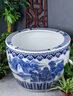 京茂陶瓷魚(yú)缸庭院家用室外陽(yáng)臺客廳養魚(yú)烏龜睡蓮荷花青花山水種樹(shù)大缸 青花山水畫(huà)大缸直徑80cm高60cm(重工手繪) 曬單實(shí)拍圖