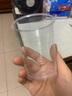 美麗雅一次性杯子家用辦公加厚飲料果汁杯塑料水杯茶杯 240ML-100只 曬單實(shí)拍圖