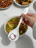 MARSICA趙露思同款凱蒂貓勺子盛湯舀粥家用餐具廚房長(cháng)柄吃米飯勺子調 陶瓷大湯勺【露思同款凱蒂貓】 曬單實(shí)拍圖
