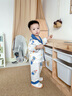 巴帝巴帝秋冬新款純棉嬰幼兒男童家居服套裝寬松舒適透氣 遨游太空 90 曬單實(shí)拍圖