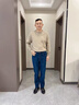 JASONWOOD高端品牌牛仔褲男士2025年新款彈力休閑長(cháng)褲子男中年寬松直筒男褲 3710高檔黑灰【現貨速發(fā)】 XXS 31碼(腰圍2尺4) 曬單實(shí)拍圖