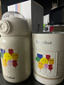 bebebus兒童水杯保溫杯嬰幼兒寶寶水杯學(xué)飲吸管杯幼兒園外出專(zhuān)用水壺 彩虹保溫杯 550ml 【單杯+杯套】 曬單實(shí)拍圖
