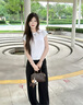 CinvaiKrose【趙昭儀同款】包包女包2025新款保齡球斜挎包生日七夕情人節(jié)禮物 咖啡色【送女友老婆女生禮物走心】 曬單實拍圖