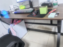 全品屋實(shí)木電腦桌雙人書桌辦公桌工作臺(tái)學(xué)生臺(tái)式電競(jìng)桌120CM 曬單實(shí)拍圖