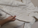 戴維貝拉（DAVE＆BELLA）嬰兒連體衣女寶寶滿月服幼童衣服保暖冬裝小童爬服新生兒外出服 米白 90cm （建議身高80-90cm） 曬單實拍圖
