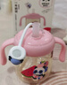 貝親兒童牛奶杯1-3歲寶寶喝水喝奶PPSU直飲奶瓶雙吸管水杯 綠色330mL 曬單實拍圖