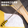 得力（deli）驗房檢測空鼓錘收房墻面瓷磚地磚可伸縮驗房工具 115cm DL452001 曬單實拍圖