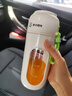把卡把咔女神養生果汁杯 便攜榨汁機  多功能碎冰輔食補水補營(yíng)養冰沙杯  家用奶昔水果冰鮮榨汁杯12刀 檸檬綠12刀+送Q彈吸管 曬單實(shí)拍圖