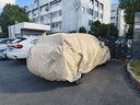 金雨保牛津布汽車(chē)車(chē)衣車(chē)罩防曬防雨隔熱防塵加厚遮陽(yáng)車(chē)套外全罩通用四季 人氣熱銷(xiāo)【香檳咖】600D航天級牛津布+送收納袋 加厚款*四季可用【防暴曬防雨抗大風(fēng)】 曬單實(shí)拍圖