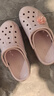 卡駱馳（CROCS）貝雅云彩女士洞洞鞋戶(hù)外休閑鞋|208186 裸粉-6PI（含智必星） 38 (240mm) 曬單實(shí)拍圖