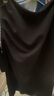 尚都比拉氣質(zhì)設(shè)計(jì)感半身裙女裝秋季開(kāi)衩包臀裙顯瘦中長(zhǎng)款裙子女 黑色 XL 曬單實(shí)拍圖