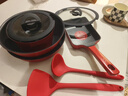 特福（Tefal）鍋具套裝百變鍋可拆卸煎炒鍋有鈦不粘鍋六件套千葉玫瑰紅 曬單實(shí)拍圖