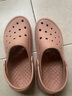斯凱奇（Skechers）洞洞鞋女士夏季透氣戶外沙灘鞋休閑涼拖鞋111514 桃粉色/PCH 38 曬單實拍圖