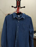 Lee dprre香港純棉牛仔襯衫男春秋款休閑襯衫長(cháng)袖卡其色工裝全棉外套內搭潮 藍色 加 厚款 L 120-140斤 曬單實(shí)拍圖