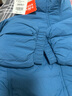 鴨鴨童裝羽絨服冬季連帽兒童保暖冬裝上衣男女童面包服外套冬加厚 藍(lán)色 120 曬單實拍圖