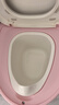babycare馬桶坐便器蹲便器兒童馬桶仿真馬桶坐便圈2-6歲寶寶便盆維爾粉 曬單實(shí)拍圖