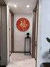 畫(huà)之樓百福圖玄關(guān)裝飾畫(huà)福字入戶(hù)客廳畫(huà)新中式過(guò)年春節餐廳掛飾壁畫(huà) 百福聚財A-9272 直徑40cm 黑色邊框 曬單實(shí)拍圖