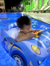 swimbobo兒童游泳圈 戶外戲水寶寶坐艇 小孩玩水坐圈游泳裝備K2003 曬單實(shí)拍圖