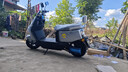 金箭電動(dòng)摩托車(chē)王者510旗艦版72V39A長(cháng)續航電摩正品石墨烯電池大功率外賣(mài)電摩車(chē)成人通勤兩輪電瓶車(chē) 王者510高配靠背版：星月灰 72V39Ah-續航150KM 曬單實(shí)拍圖