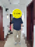 班尼路（Baleno） S&K系列夏季潮流日系拼接撞色重磅短袖T恤男純棉男士寬松大碼男 寶藍(lán)色 【230g】 3XL 體重180-200斤 曬單實(shí)拍圖