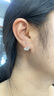 芯奢999足銀花朵耳釘女士小眾氣質(zhì)耳環(huán)輕奢高級感2025新款耳飾養耳洞 999銀后掛式花朵耳釘（兩只價(jià)） 曬單實(shí)拍圖