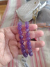 老鳳祥紫水晶手鏈女紫氣東來深紫色轉運珠手串生日紀念日禮物送女友老婆 曬單實拍圖
